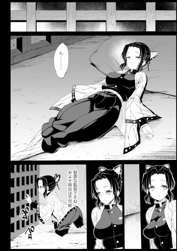 胡蝶しのぶ姦 〜寝ている間におっさん鬼に犯●れる〜 画像1