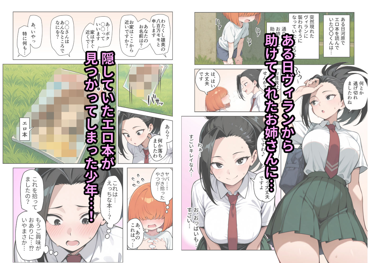 ヒーロー女子とHなお勉強 ヤ〇モモ&〇茶子 編 画像1